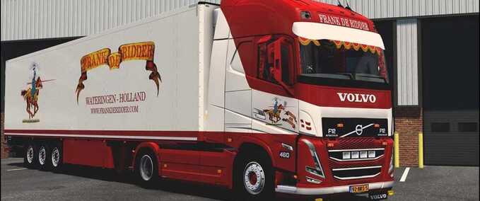 Trucks Volvo FH5 + Trailer Frank de Ridder - 1.48 Eurotruck Simulator mod