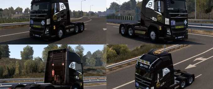Trucks VOLVO FH 2012 UPS SKIN BY RODONITCHO MODS #1.0 Eurotruck Simulator mod