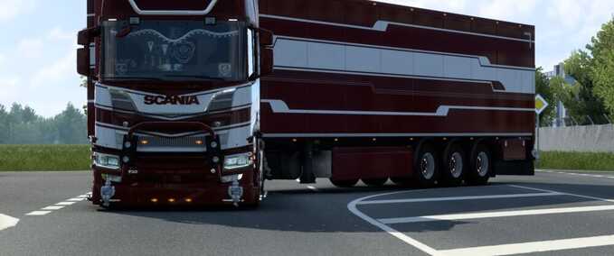 Trucks SCANIA RED TRUCKRS MP - 1.48.5 Eurotruck Simulator mod