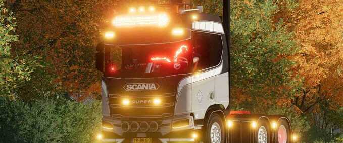 LKWs Scania LowCab Ludwig Transporte Landwirtschafts Simulator mod