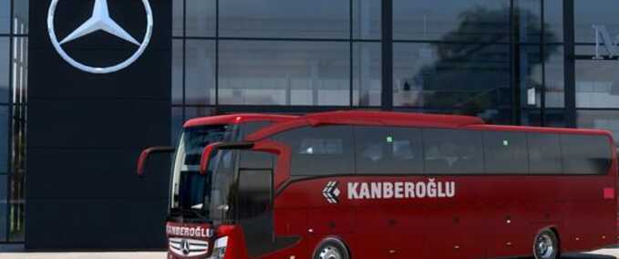 Trucks Mercedes Travego 16 SHD KANBEROĞLU 61 KR 005 Kaplaması Skin Eurotruck Simulator mod