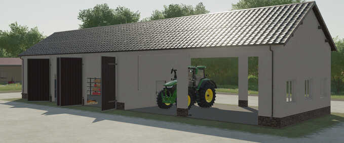 Schuppen Neue Garage Landwirtschafts Simulator mod