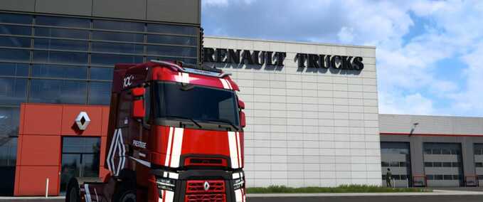 Trucks Renault Range T EVO – Cumhuriyet 100 Skin Eurotruck Simulator mod