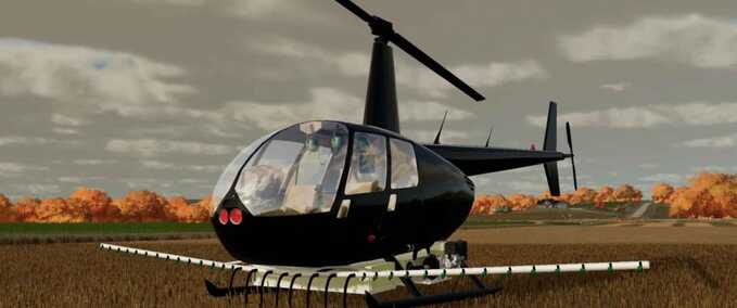 Selbstfahrspritzen Robinson R44 mit Sprühgerät Landwirtschafts Simulator mod