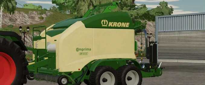 Pressen Krone Comprima CF155 XC Beta Landwirtschafts Simulator mod
