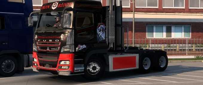 Trucks Fuso Super Great Azur Lane: KMS Ulrich von Hutten & IJN Shoukaku Skins Eurotruck Simulator mod