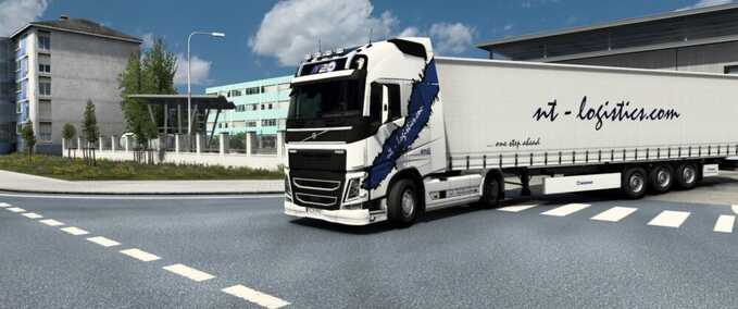 Trucks Volvo Hafenspedition Combo Skin  Eurotruck Simulator mod