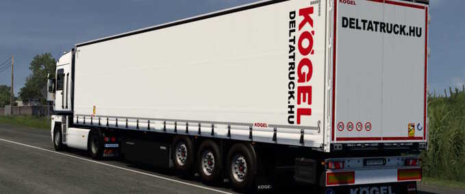 Trailer Kogel Cargo DELTATRUCK Skin Eurotruck Simulator mod