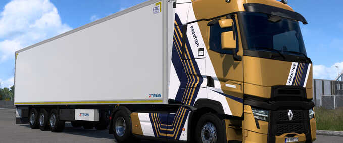 Trucks Renault T High Prestige TC Paintjob Eurotruck Simulator mod