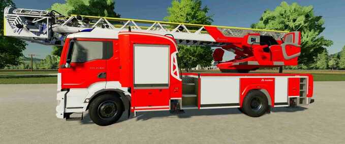 Feuerwehr Mercedes-Benz Magirus DLK Landwirtschafts Simulator mod