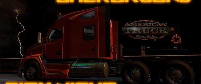 Mods Background City Night American Truck Simulator mod