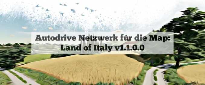 Autodrive Netzwerk für die Map: Land of Italy Mod Image