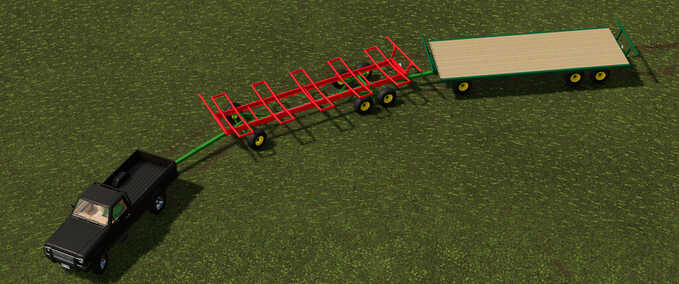 Ballentransport John Deere 1275 Bale Wagons Landwirtschafts Simulator mod