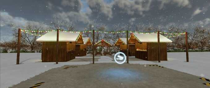Gebäude Weihnachtsmarkt Landwirtschafts Simulator mod
