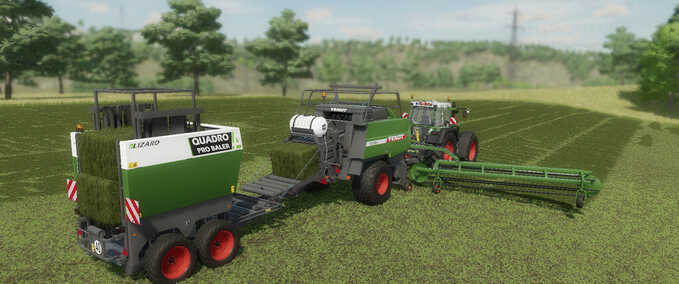 Pressen Quadro Pro Baler Pack Landwirtschafts Simulator mod