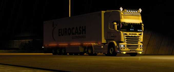 Trucks Scania Streamline Eurocash Paintjob Eurotruck Simulator mod