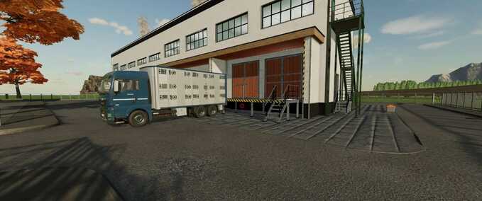 Gebäude Schlachthof und Kantine Landwirtschafts Simulator mod