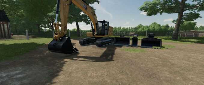 Bagger & Radlader Caterpillar 320 Next Gen Landwirtschafts Simulator mod