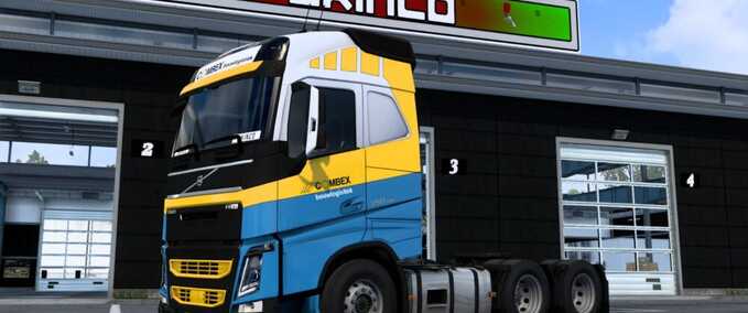 Trucks cOmbex bouwlogistiek Skinpack  Eurotruck Simulator mod