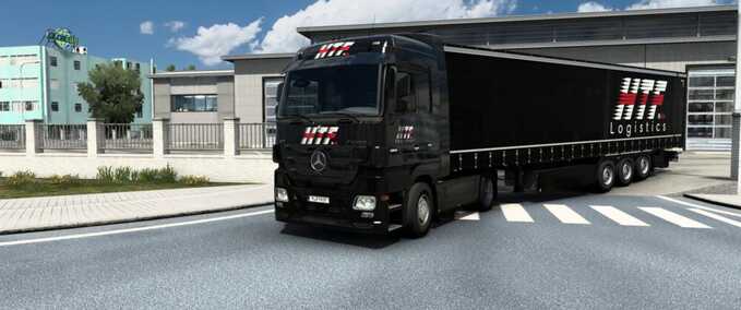 Trucks Mercedes HTF Logistics Combo Skin  Eurotruck Simulator mod