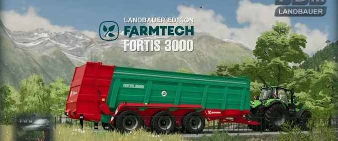 Miststreuer Fortis 3000 LE Landwirtschafts Simulator mod