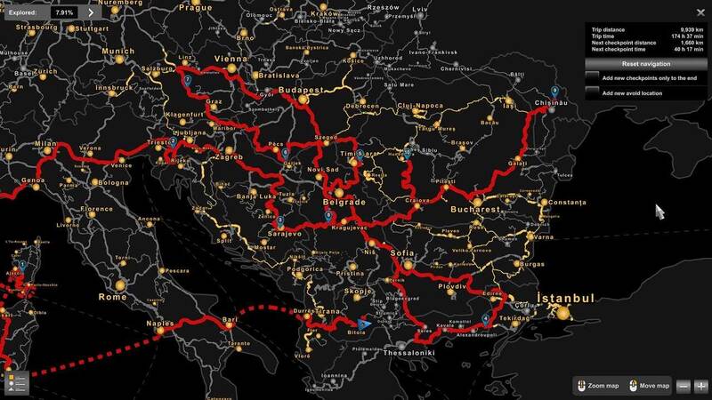 ETS2: Promods 2.67 and West Balkans Merge - 1.48.5 v 1.3 Mods, Other, Maps  Mod für Eurotruck Simulator 2