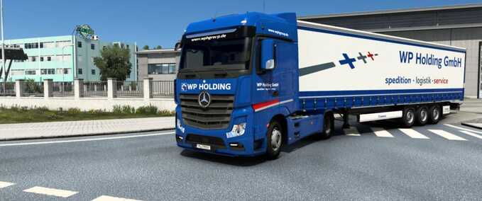 Trucks MB Wp Holding Combo Skin  Eurotruck Simulator mod