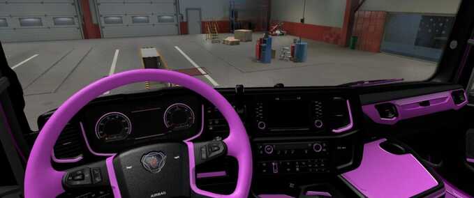 Trucks Scania S & R 2016 Pink Interior - 1.49 Eurotruck Simulator mod