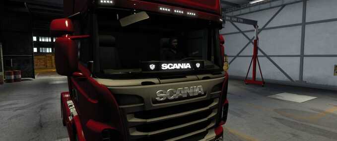 Trucks Scania Windshield Board Eurotruck Simulator mod
