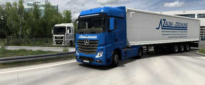 Trucks MB Combo Skin Alba-Zöchling Eurotruck Simulator mod