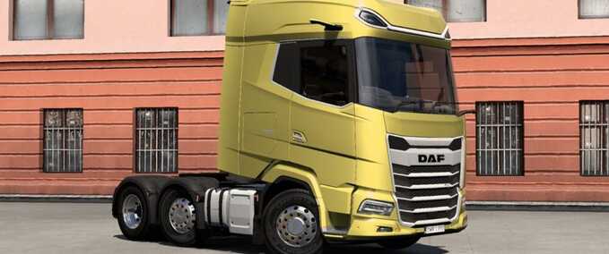 Trucks DAF XF/XG+ FTG 6X2 Chassis - 1.49 Eurotruck Simulator mod