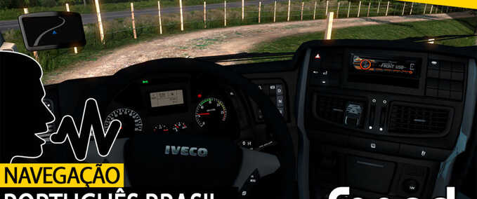 Trucks Brazilian Voice Navigation  Eurotruck Simulator mod