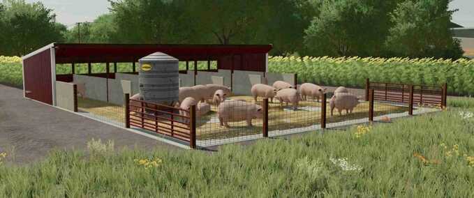 Platzierbare Objekte Kleiner Trächtigkeitsstall Landwirtschafts Simulator mod