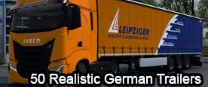 Trailer 50 Realistic German Trailers by Daniel Jestem Eurotruck Simulator mod