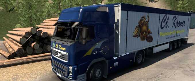 Trucks Volvo Cl. Kroner Skin Pack Eurotruck Simulator mod