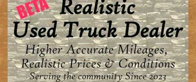 Trucks [ATS] Realistic Used Trucks Dealer - 1.49 American Truck Simulator mod