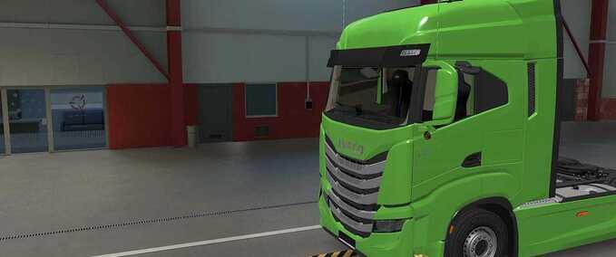 Trucks Mirror Addon by Skimo - 1.48 Eurotruck Simulator mod