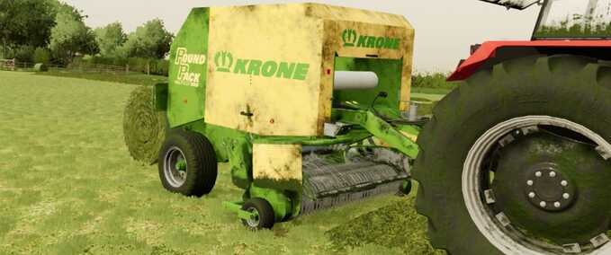 Pressen Krone Round Pack 1250 Landwirtschafts Simulator mod