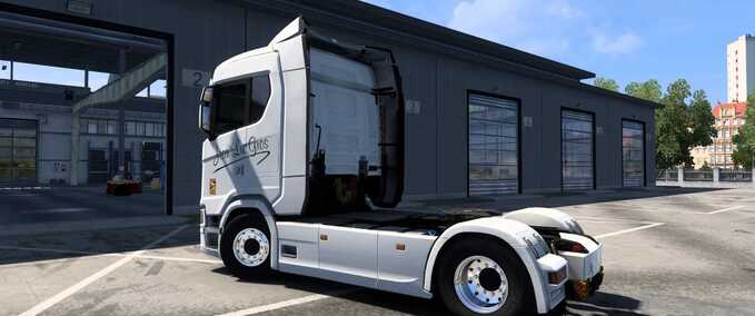 Trucks SCANIA + TRAILER COMBO TRANSPRIMEURS Eurotruck Simulator mod