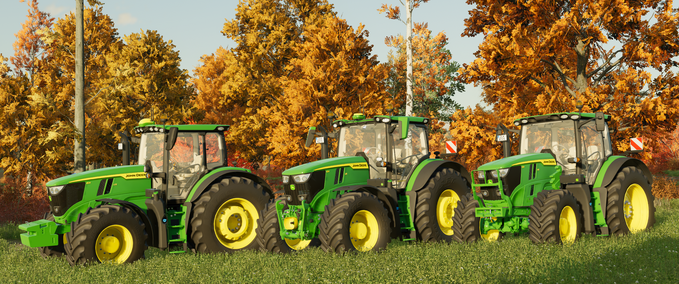 6000er John Deere 6R Large Frame Series 2021 Landwirtschafts Simulator mod