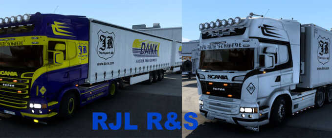 Trucks Jimmy Rosenqvist Transport Skin Pack Eurotruck Simulator mod