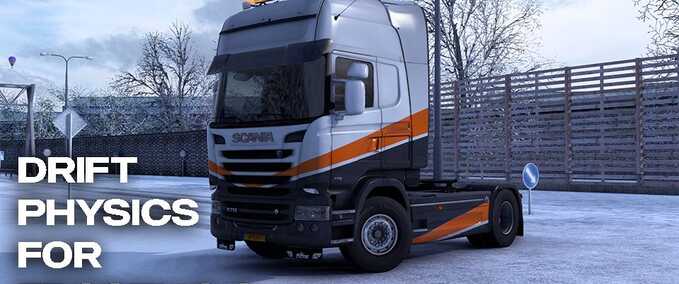 Trucks Drift Physics For Frosty  Eurotruck Simulator mod
