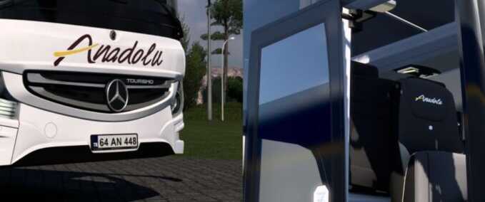 Trucks Mercedes Benz Tourismo Anadolu 20. Yıl Coating Eurotruck Simulator mod