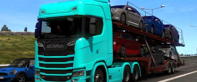 Trucks Scania S High Roof Truck Traffic Eurotruck Simulator mod
