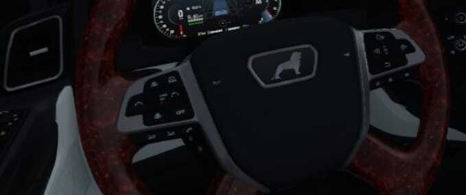 Trucks MAN 2020 Brown Steering Wheel Eurotruck Simulator mod