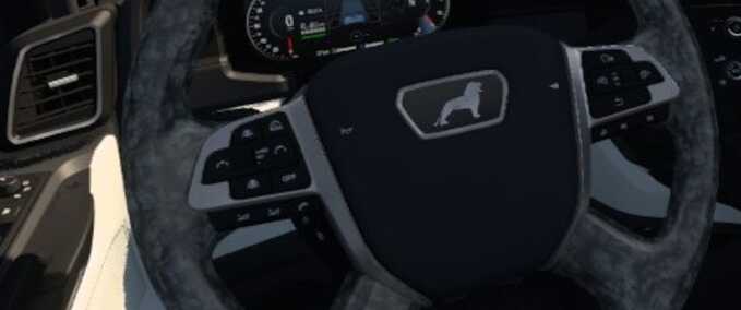 Trucks MAN 2020 Grey Steering Wheel Eurotruck Simulator mod
