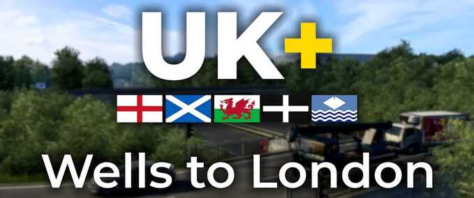 Maps Promods Addon: UK+  Eurotruck Simulator mod