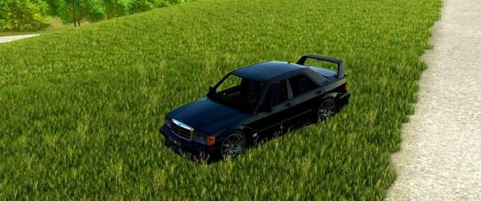 PKWs Mercedes E190 Schwarz Editon Landwirtschafts Simulator mod