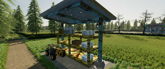 Dekoration Lagerregal Landwirtschafts Simulator mod