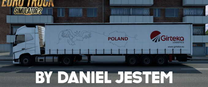 Trailer Girteka POLAND Trailer by Daniel Jestem Eurotruck Simulator mod